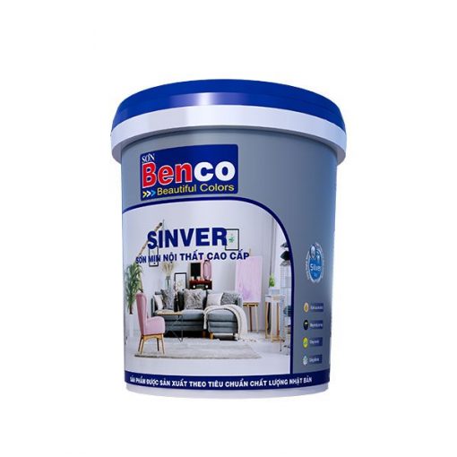 Sơn Mịn Nội Thất Cao Cấp Sinver Thùng 18L