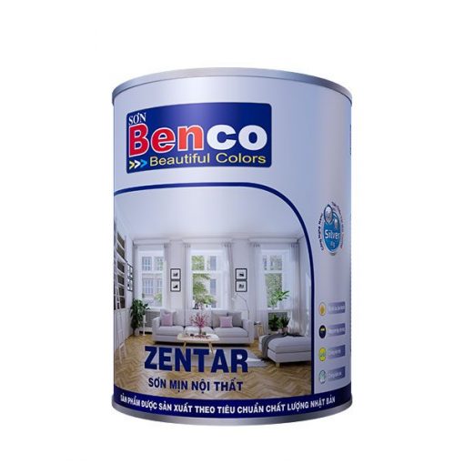 Sơn Mịn Nội Thất Tiêu Chuẩn Zentar lon 5L